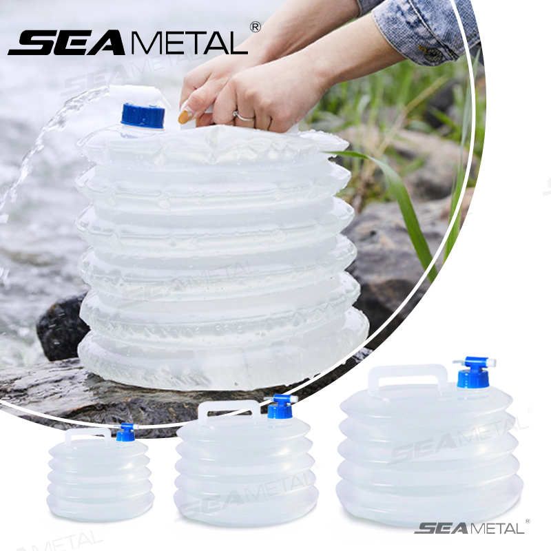 Water Bottle Collapsible - دلو سيارة قابل للطي من سيميتال