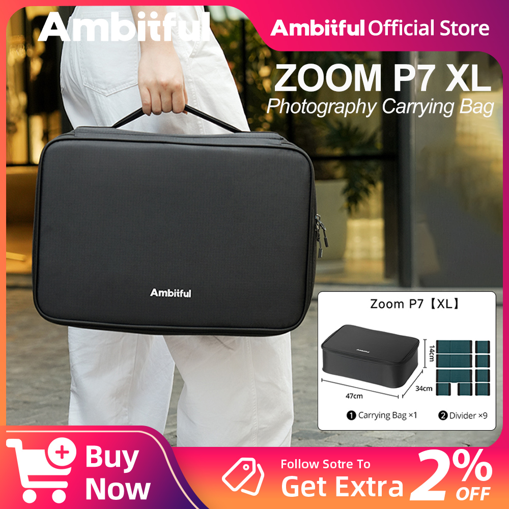 Camera Bag Travel - Ambitful ZOOM P7II XL التصوير حقيبة