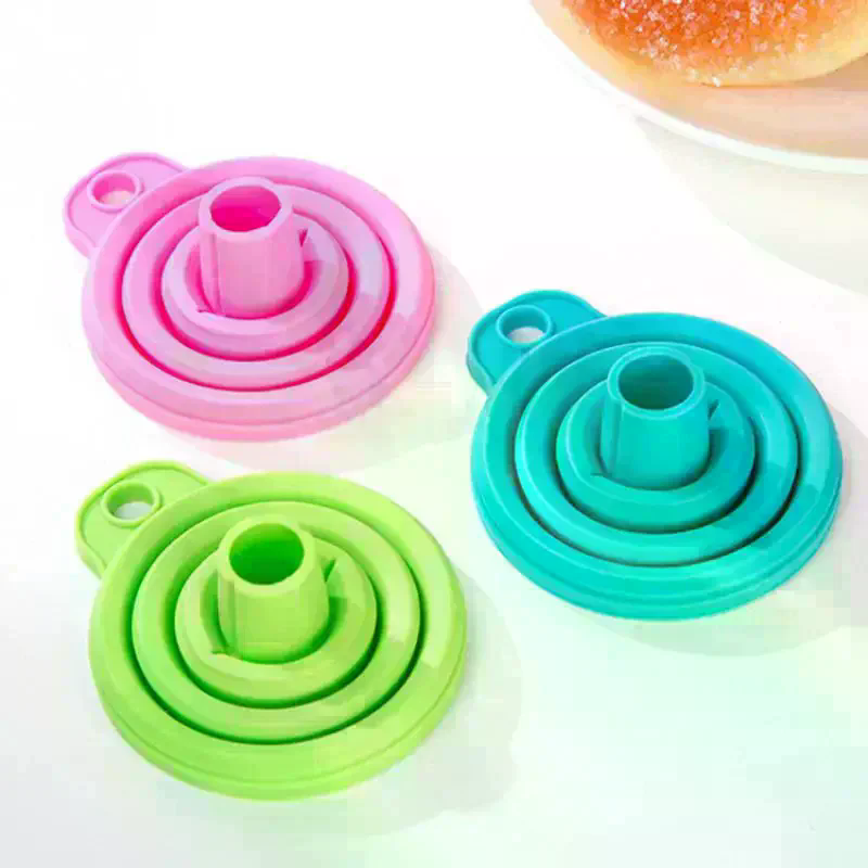 Water Bottle Collapsible - طقم قمع سيليكون قابل للطي من