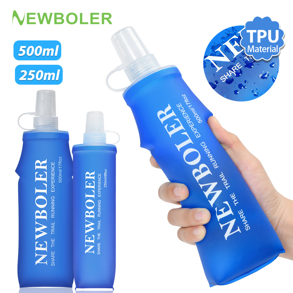 Water Bottle Collapsible - NEWBOLER 250 مللي/500 مللي في الهواء