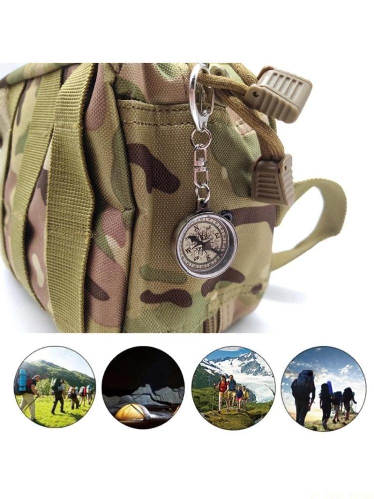 Travel Accessories Guide - M5TC البوصلة قلادة الظهر بقاء المفاتيح
