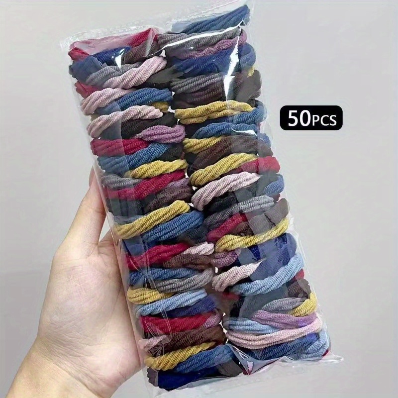 50 قطعة من ربطات الشعر الساتان - مراجعة Travel Accessories Girls وسعره