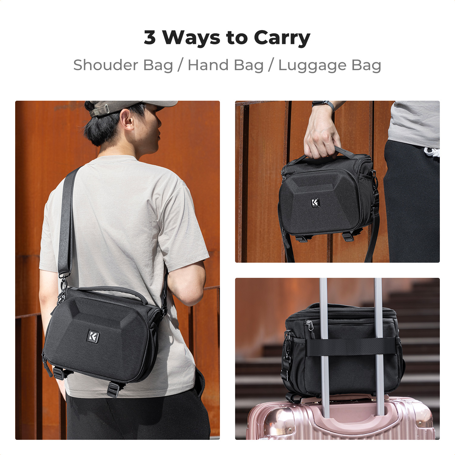 حقيبة كاميرا خفيفة الوزن ومتين - مراجعة Camera Bag Travel وسعره