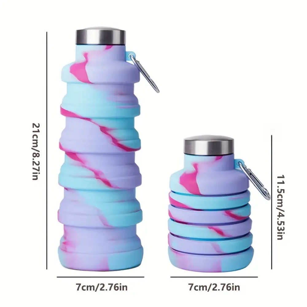 زجاجة ماء سيليكون قابلة للطي س - مراجعة Water Bottle Collapsible وسعره