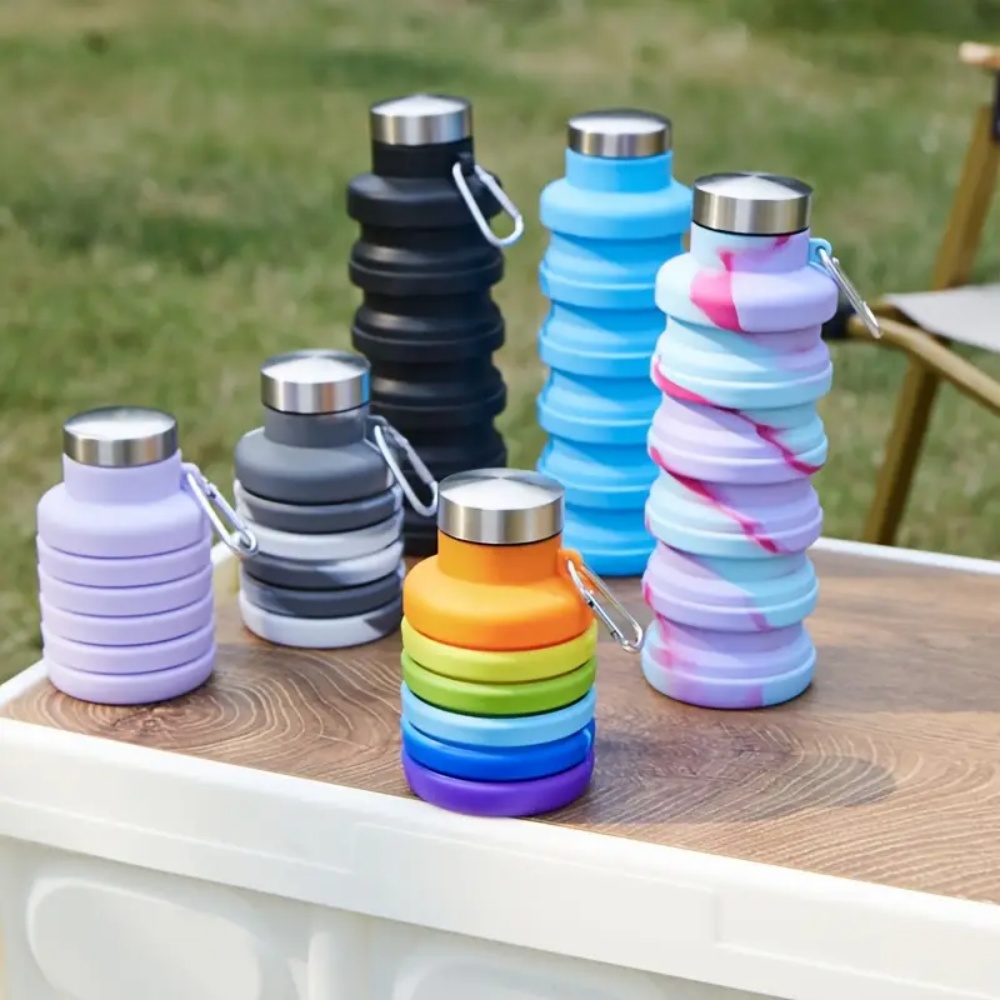 زجاجة ماء سيليكون قابلة للطي س - مراجعة Water Bottle Collapsible وسعره