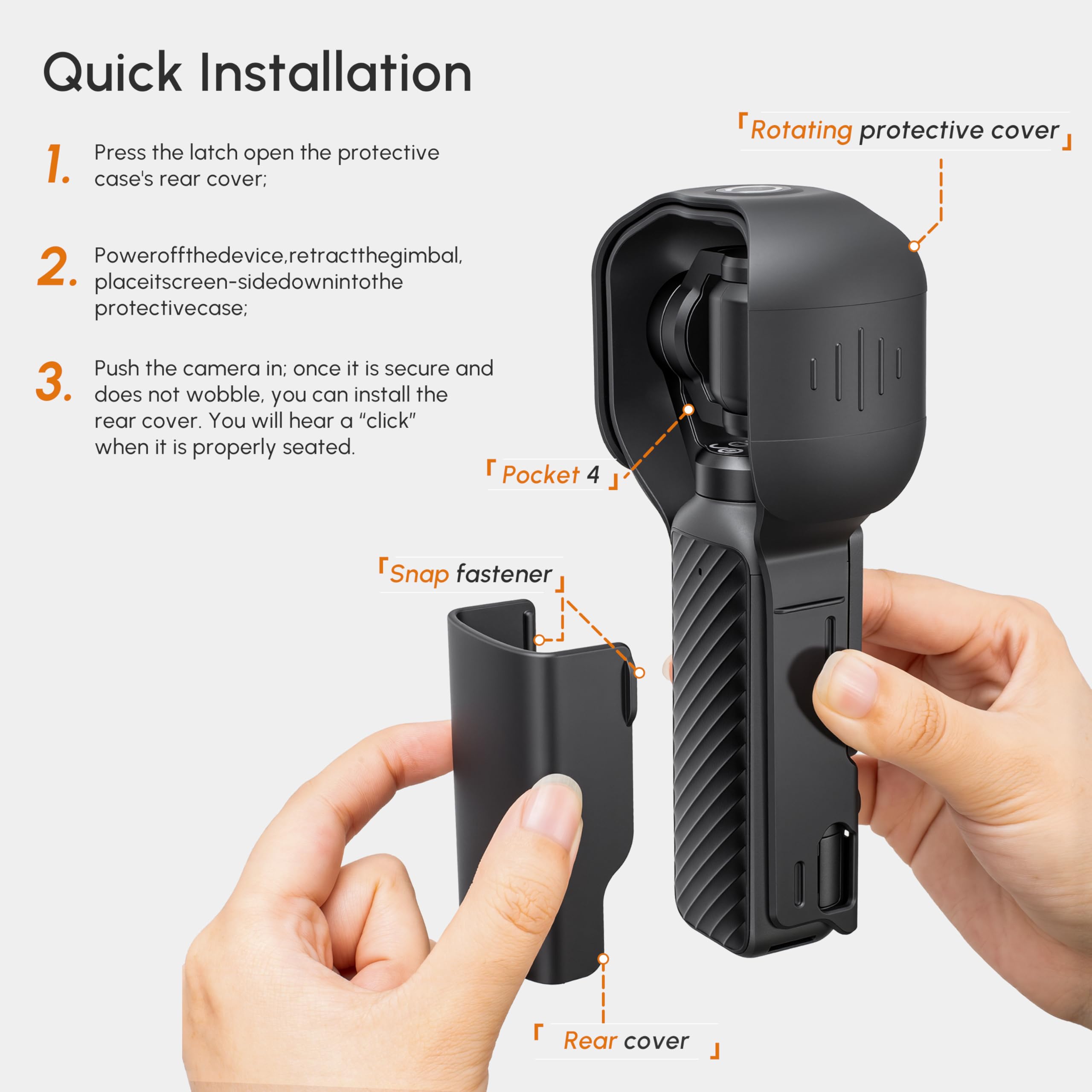 غطاء حماية لجهاز DJI OSMO Pock - مراجعة Travel Vlog Accessories وسعره