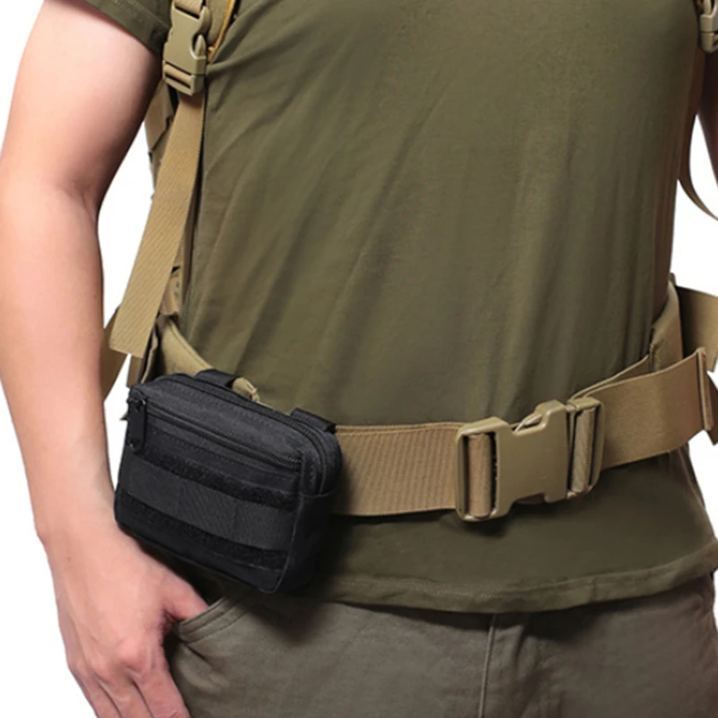 حقيبة EDC مزدوجة الطبقات للرجا - مراجعة Travel Accessories Hip Belt وسعره