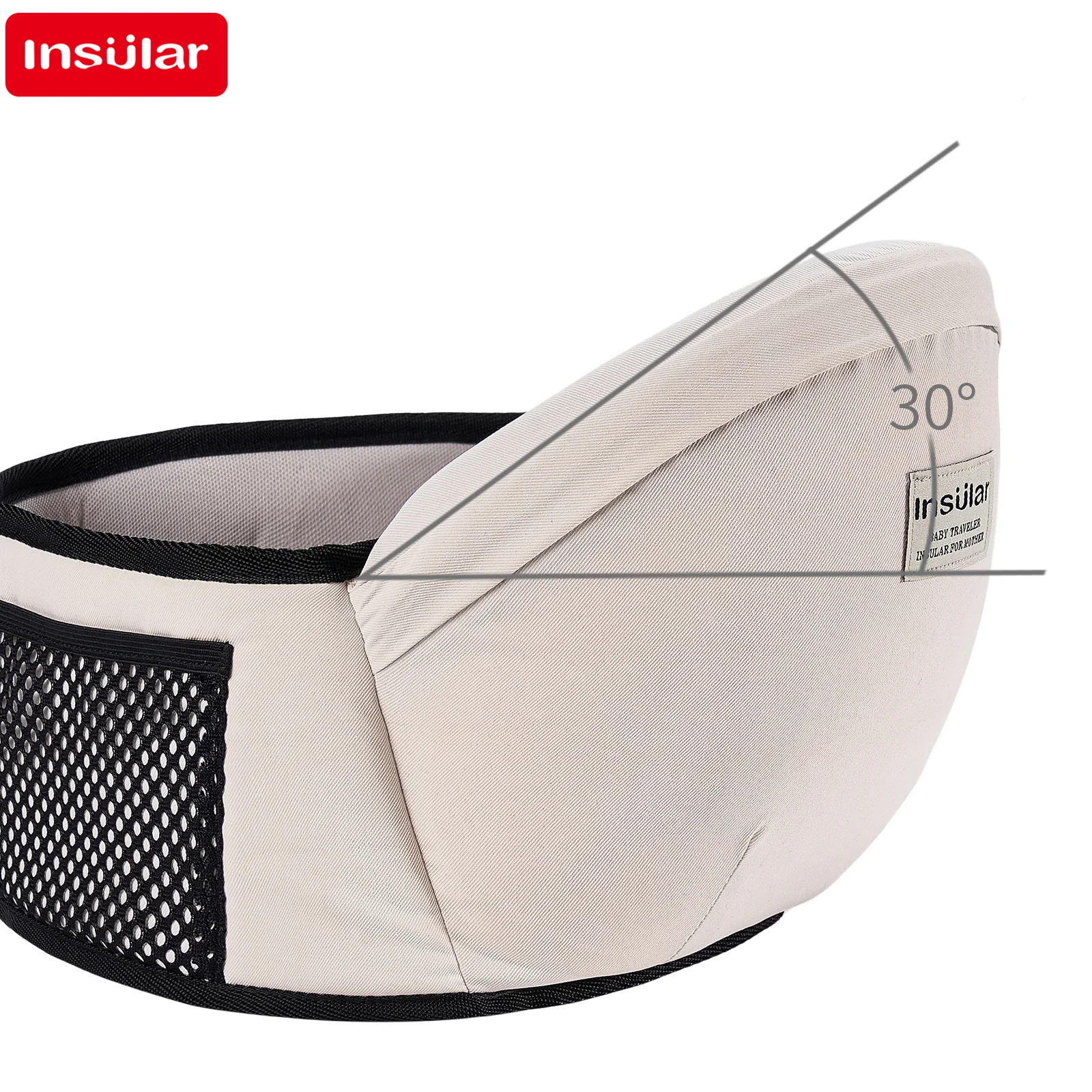 حاملة مقعد الورك بمقعد الخصر ل - مراجعة Travel Accessories Hip Belt وسعره