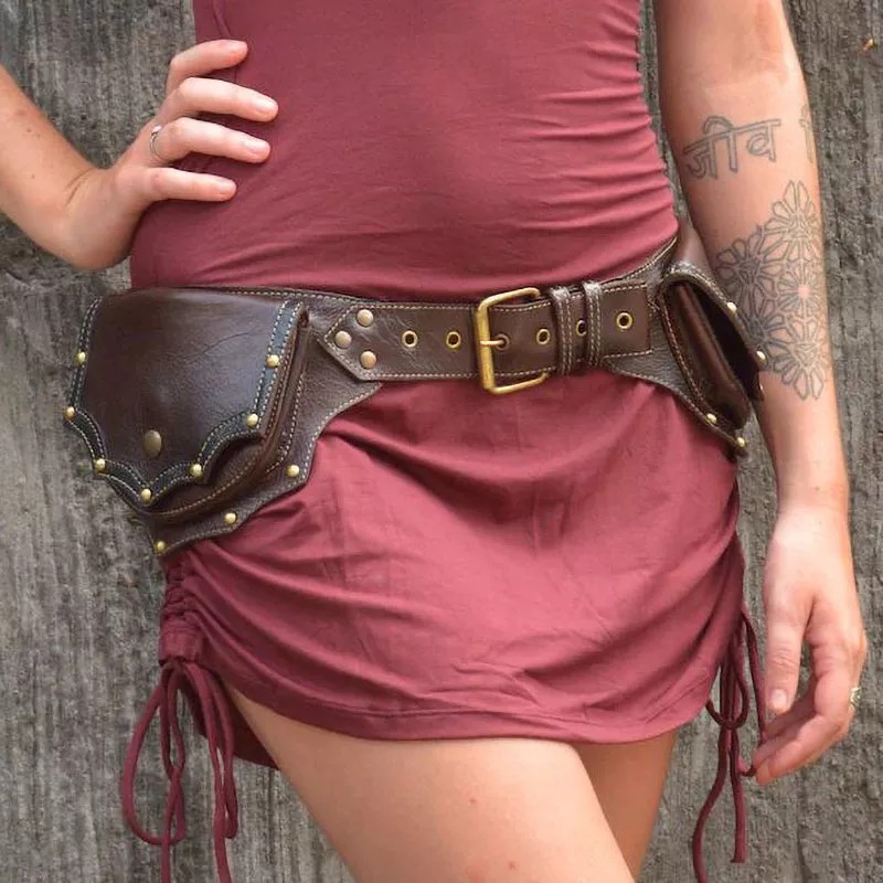 1 قطعة Steampunk من القرون الو - مراجعة Travel Accessories Hip Belt وسعره