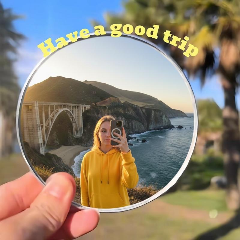 مرآة سيلفي محمولة باليد مقاس 5 - مراجعة Travel Vlog Accessories وسعره
