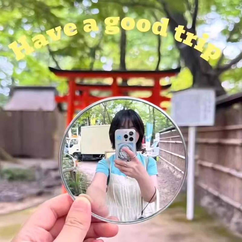 مرآة سيلفي محمولة باليد مقاس 5 - مراجعة Travel Vlog Accessories وسعره