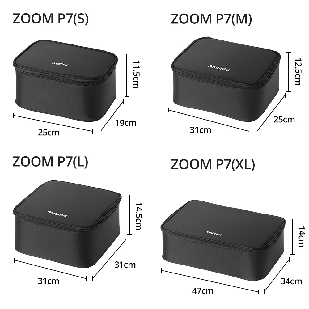 Ambitful ZOOM P7II XL التصوير  - مراجعة Camera Bag Travel وسعره