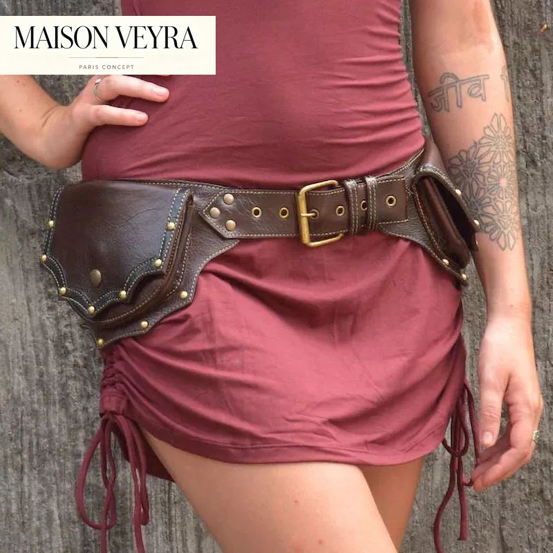 حقيبة خصر جلدية جديدة بتصميم س - مراجعة Travel Accessories Hip Belt وسعره