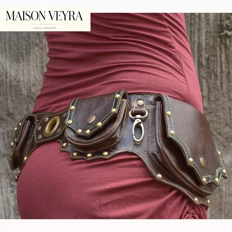 حقيبة خصر جلدية جديدة بتصميم س - مراجعة Travel Accessories Hip Belt وسعره