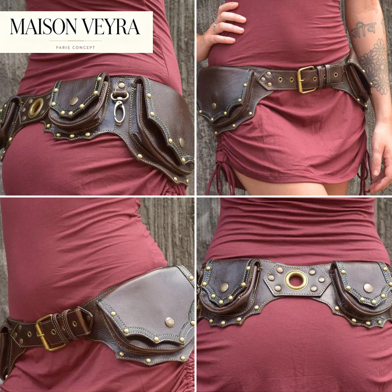 حقيبة خصر جلدية جديدة بتصميم س - مراجعة Travel Accessories Hip Belt وسعره