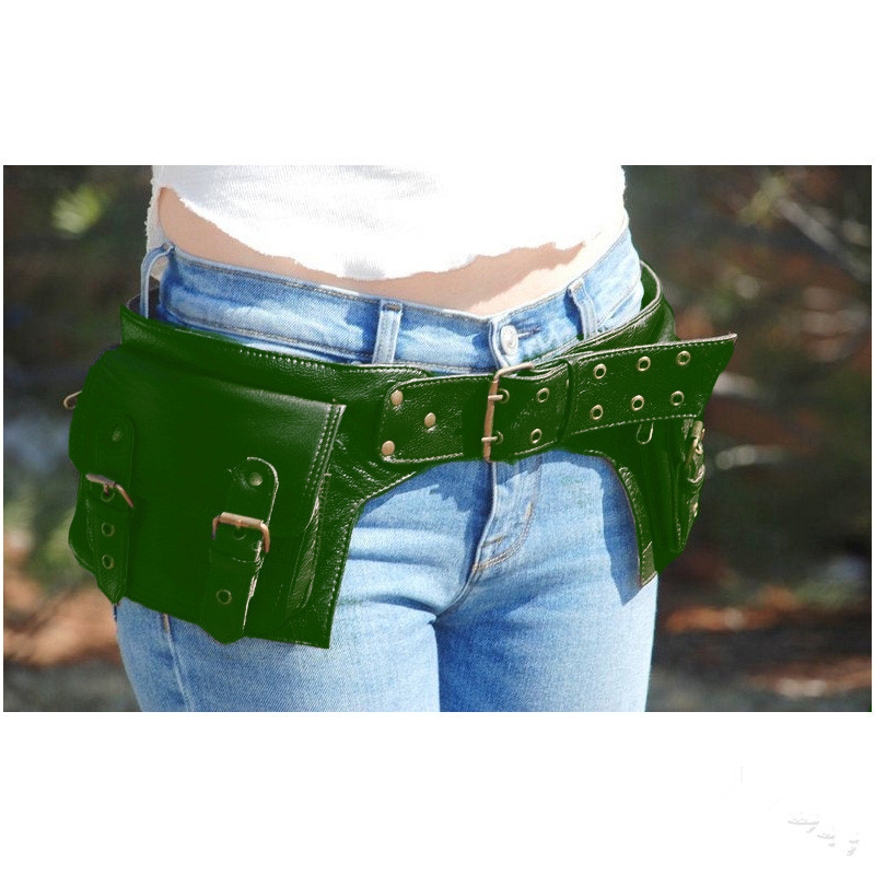 القرون الوسطى Steampunk الجلود - مراجعة Travel Accessories Hip Belt وسعره