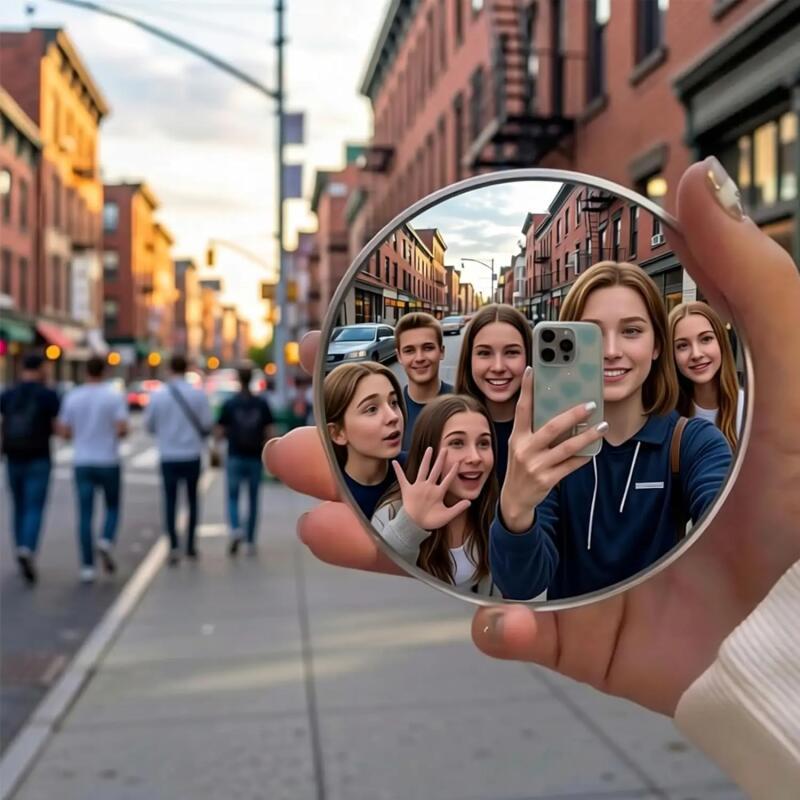 مرآة سيلفي محمولة باليد، مرآة  - مراجعة Travel Vlog Accessories وسعره