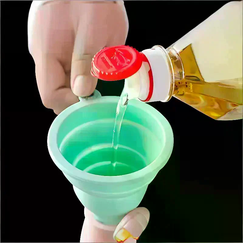 طقم قمع سيليكون قابل للطي من 1 - مراجعة Water Bottle Collapsible وسعره