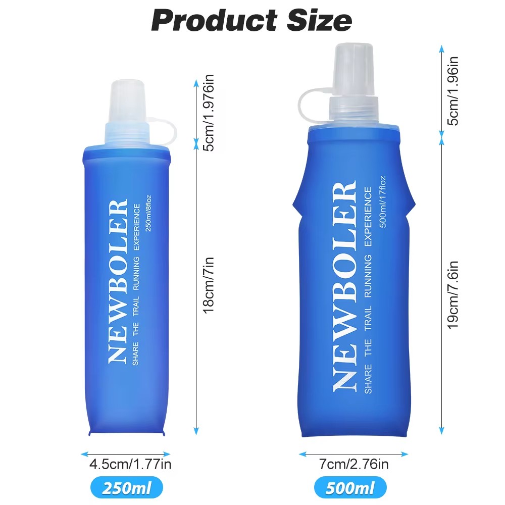 NEWBOLER 250 مللي/500 مللي في  - مراجعة Water Bottle Collapsible وسعره