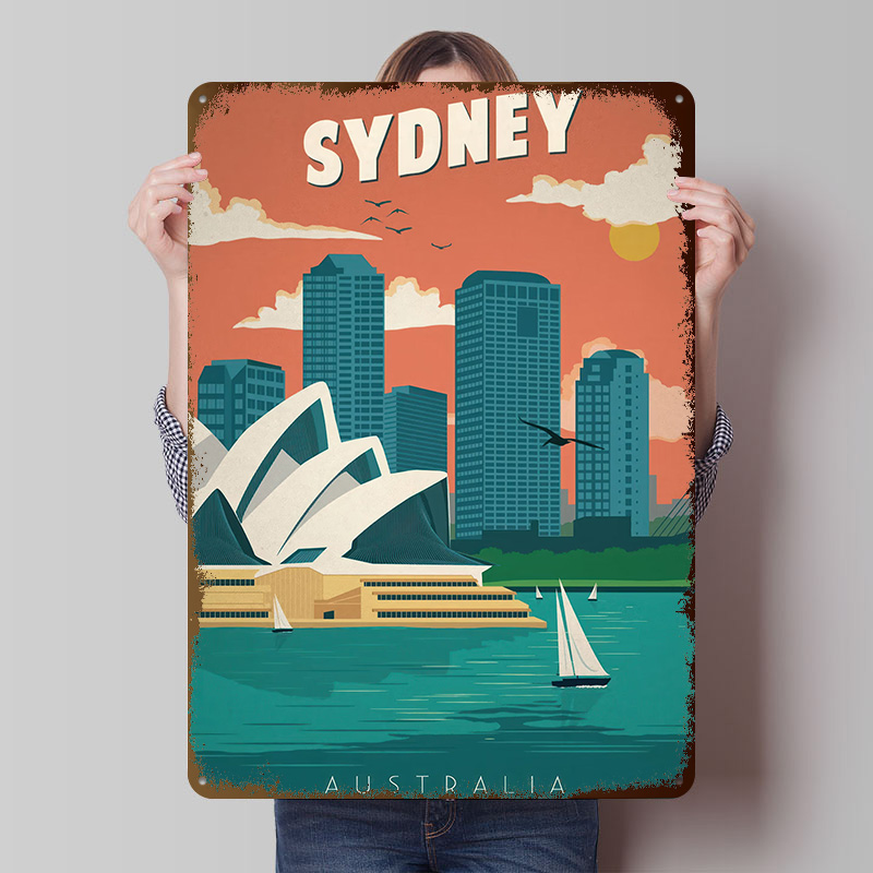 لافتة سيدني السياحية المخصصة،  - مراجعة Travel Accessories Sydney وسعره